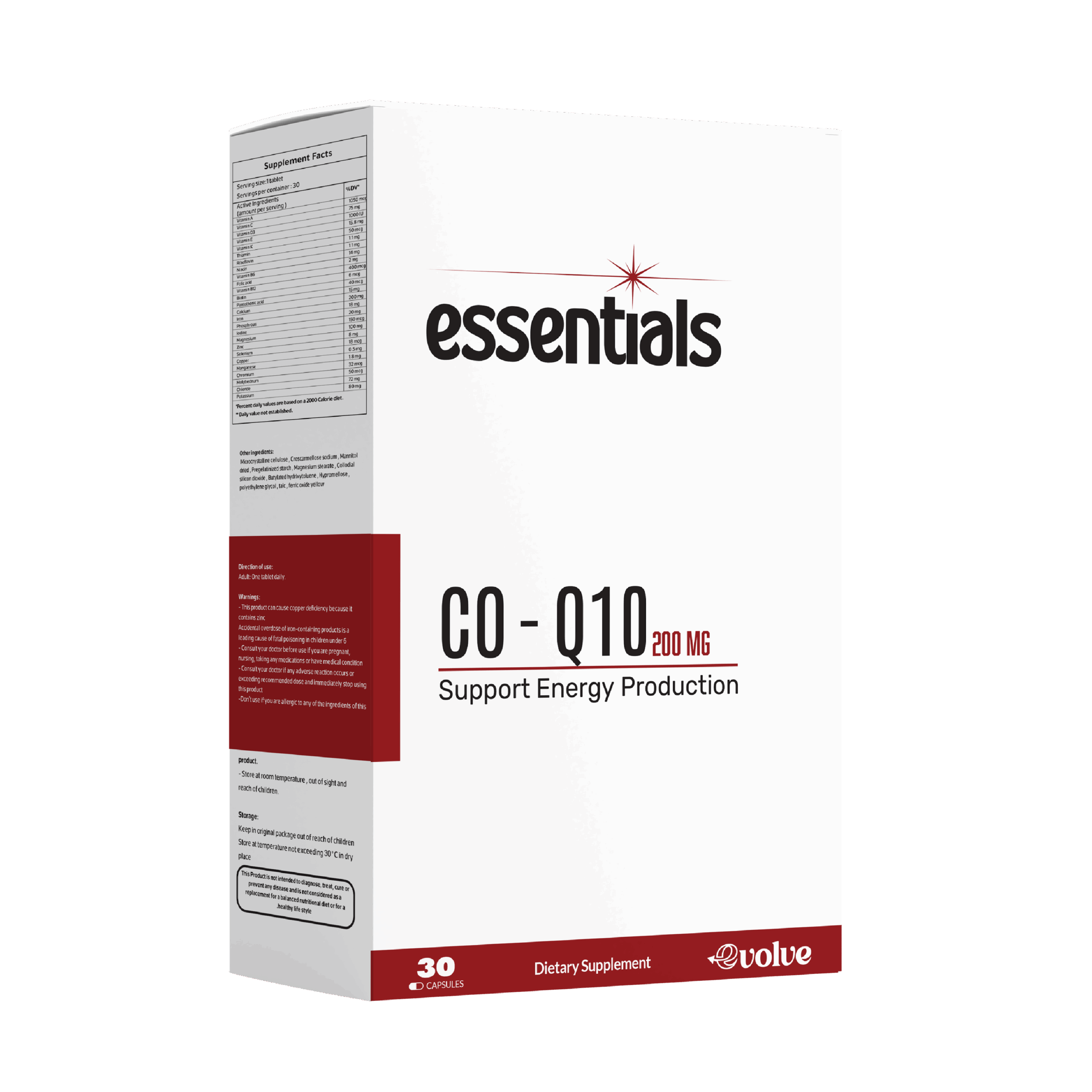 Essentials CO-Q10 200 MG (Capsules)