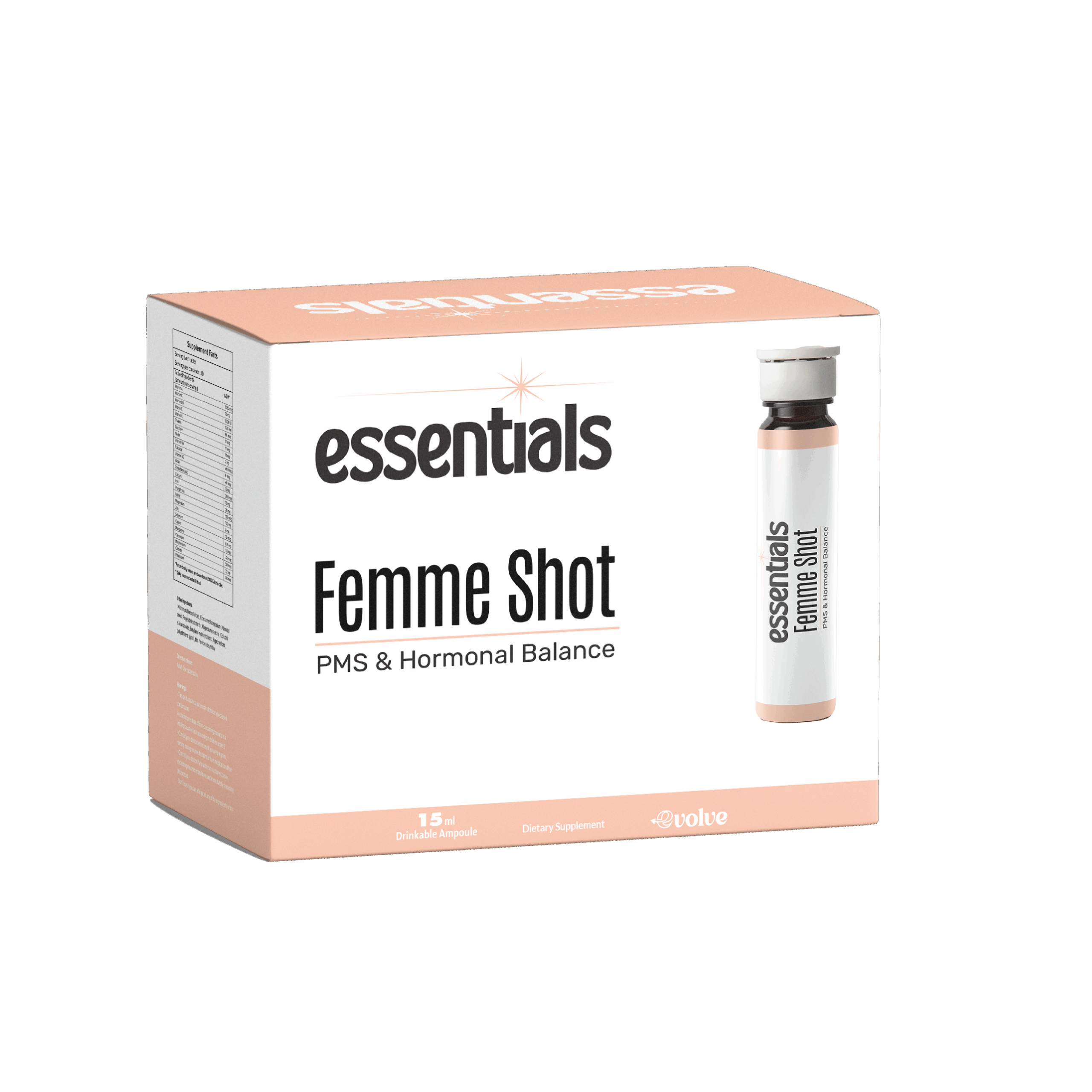 Essentials FEMME SHOT (Ampola Bebível – 15 ml)