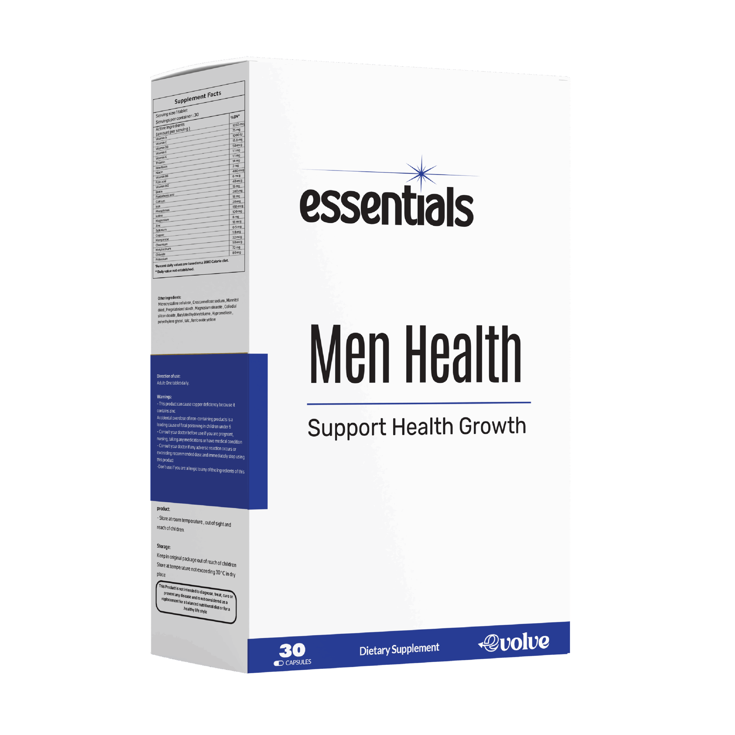 Essentials MEN’S HEALTH (Suporte à Vitalidade Masculina) (Cápsulas)
